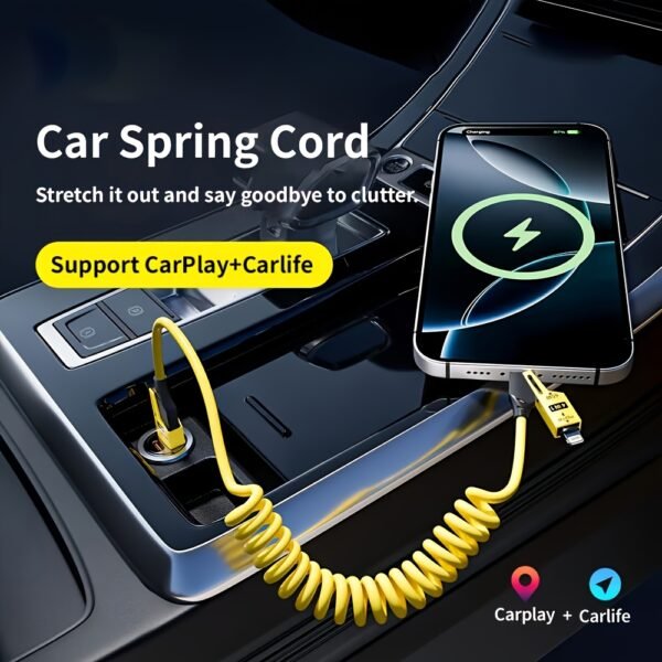 2a733f1b-8798-4f3f-875d-72cfb03acb4d.jpg 4-In-1 Spring Data Cable 65W Fast Charging Multi-Connector Charging Cable 149.35cm