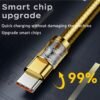 2dcf274b-521e-4e84-99f2-8f1b626505b7.jpg 100W 6A Fast Charging USB Cable USB to Type-C / Micro USB Charging Cord
