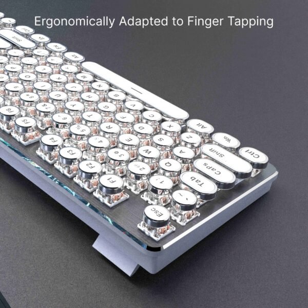 50c914aa-487d-44d5-bf70-41ff63bfbac6.jpg EWEADN Retro Punk Mechanical Gaming Keyboard with LED Backlight