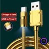 7e9a8ffa-420e-49d9-9c20-bab6be5e9dfe.jpg 100W 6A Fast Charging USB Cable USB to Type-C / Micro USB Charging Cord