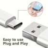60W Fast Charging USB Type-C Cable High-Speed Charging & Data Transfer Cable