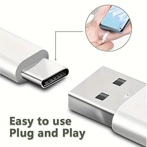 60W Fast Charging USB Type-C Cable High-Speed Charging & Data Transfer Cable
