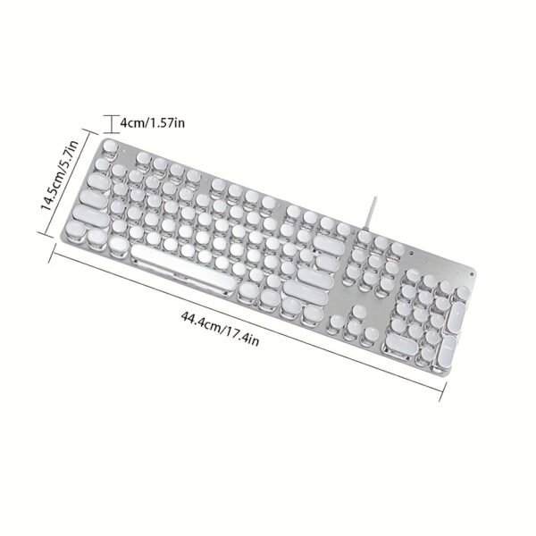 9d3867d3-c98c-44a9-8c03-bee84a67201f.jpg EWEADN Retro Punk Mechanical Gaming Keyboard with LED Backlight