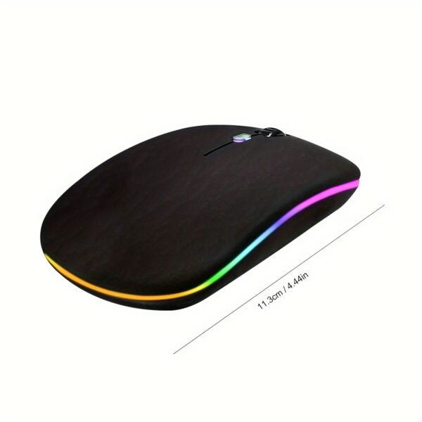 a6fe8f18-7788-49a5-adc9-cbeeef0204ea.jpg Dual-Mode Wireless Mouse Bluetooth & 2.4G Rechargeable Mouse for Laptop PC Tablet