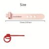 Silicone Cable Tie Random Colour Reusable Wire Organizer Strap